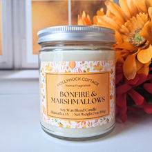 Load image into Gallery viewer, Bonfire &amp;  Marshmallows Soy Wax Blend Jar Candle