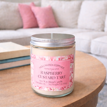Load image into Gallery viewer, Raspberry Custard Tart Soy Wax Blend Jar Candle