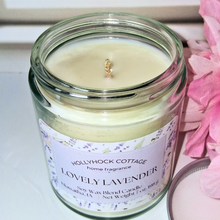 Load image into Gallery viewer, Lovely Lavender Soy Wax Blend Jar Candle
