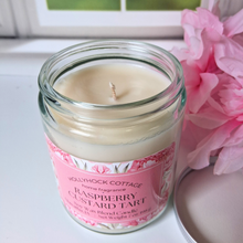 Load image into Gallery viewer, Raspberry Custard Tart Soy Wax Blend Jar Candle