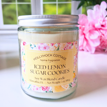 Load image into Gallery viewer, Iced Lemon Sugar Cookies Soy Wax Blend Jar Candle