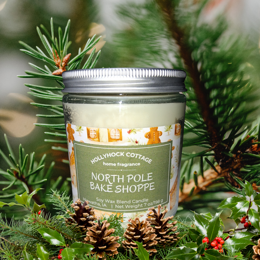 North Pole Bake Shoppe Soy Wax Blend Jar Candle