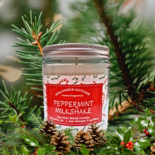 Load image into Gallery viewer, Peppermint Milkshake Soy Wax Blend Jar Candle