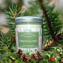 Load image into Gallery viewer, Christmas Tree Soy Wax Blend Jar Candle