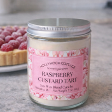 Load image into Gallery viewer, Raspberry Custard Tart Soy Wax Blend Jar Candle